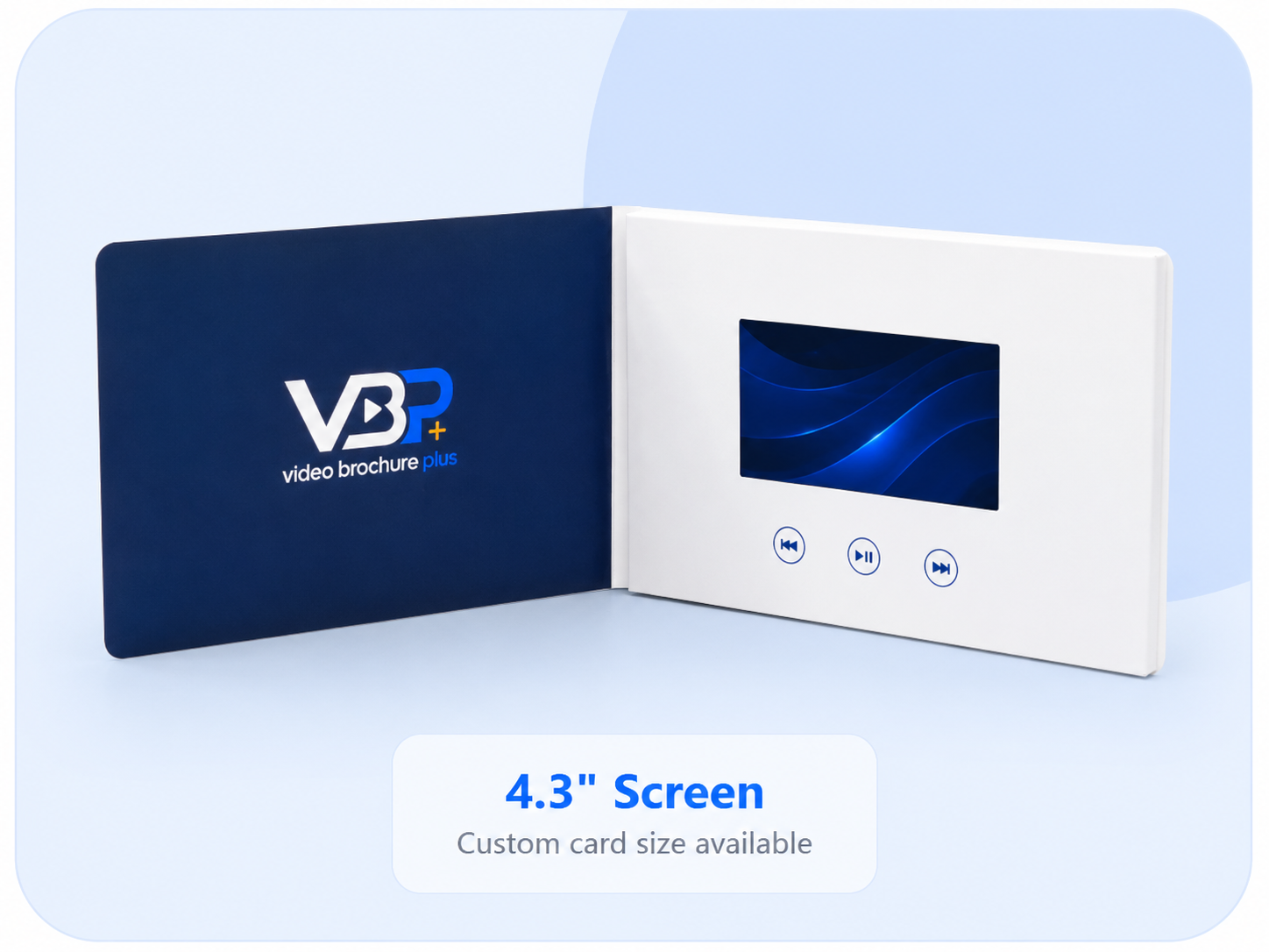 4.3 inch video brochure