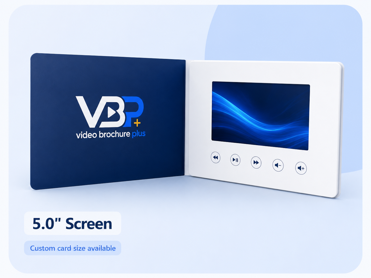 5.0 inch video brochure