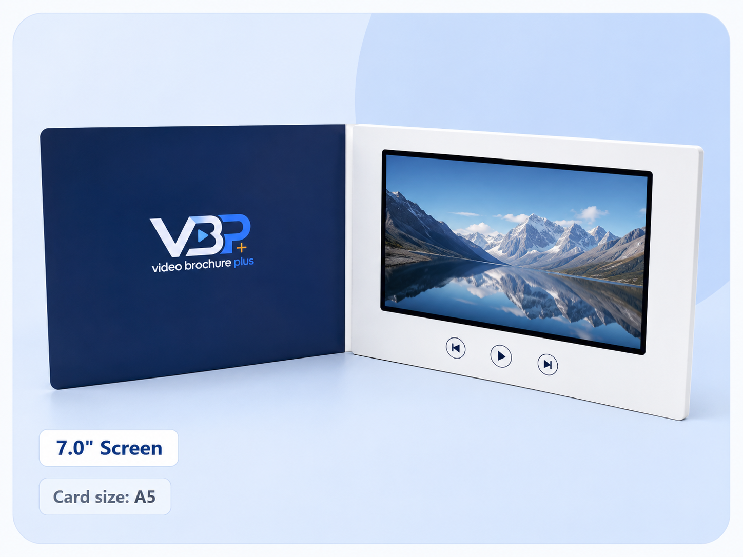 7.0 inch A5 video brochure